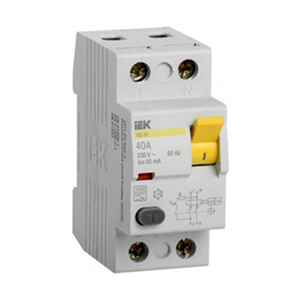 УЗО ВД1-63 2Р 40А 30мА ИЭК MDV10-2-040-030