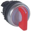 Переключатель - Osmoz - для комплектации - с подсветкой - 2 положения с фиксацией - 90° - красный 024041