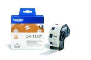 Наклейка квадратная бумаж. 23мм BROTHER DK11221 Наклейка квадратная бумаж. 23мм BROTHER DK11221