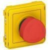 Кнопка экстренного отключения с возвратом поворотом на 1/4 оборота - Программа Plexo - красный/жёлты 069549