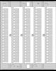 CNU/8/034, 100/  D отпечатанных маркировочных табличек ZN8034