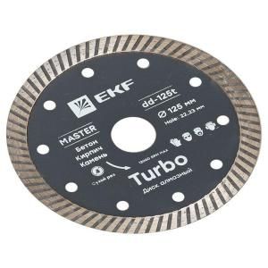 Диск алмазный Turbo 125х22.23мм Master EKF dd-125t Диск алмазный Turbo 125х22.23мм Master EKF dd-125t