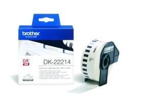 Наклейка непрерывная бумаж. 12мм BROTHER DK22214 Наклейка непрерывная бумаж. 12мм BROTHER DK22214