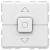 Кнопочный выключатель управления приводами - Программа Mosaic - 2 модуля - белый 077025