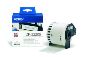 Наклейка непрерывная бумаж. 62мм BROTHER DK22205 Наклейка непрерывная бумаж. 62мм BROTHER DK22205