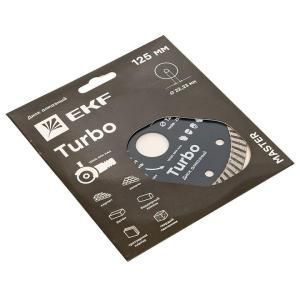 Диск алмазный Turbo 125х22.23мм Master EKF dd-125t Диск алмазный Turbo 125х22.23мм Master EKF dd-125t