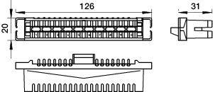 Колодка разъединительная LSA-T-LEI OBO 5084012 Колодка разъединительная LSA-T-LEI OBO 5084012