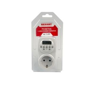 Розетка с электронным таймером RX-31А Rexant 11-6010 Розетка с электронным таймером RX-31А Rexant 11-6010
