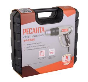 Фен строительный ФЭ-2000К Ресанта 75/2/1 Фен строительный ФЭ-2000К Ресанта 75/2/1