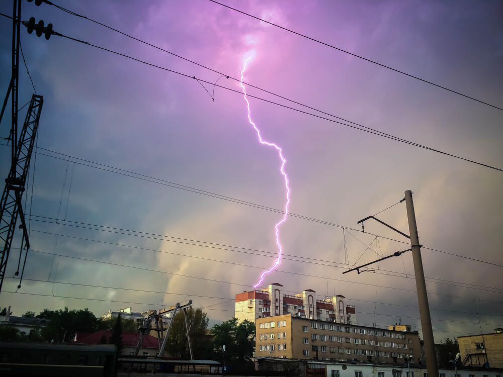 Опасность молнии