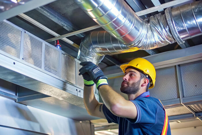 Монтаж воздуховодов
