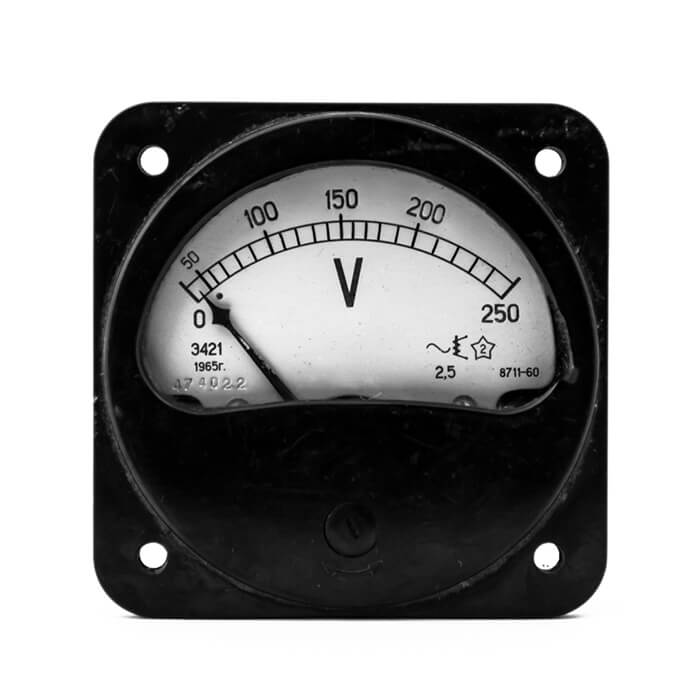 Принцип действия вольтметра